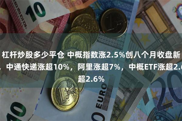 杠杆炒股多少平仓 中概指数涨2.5%创八个月收盘新高，中通快递涨超10%，阿里涨超7%，中概ETF涨超2.6%