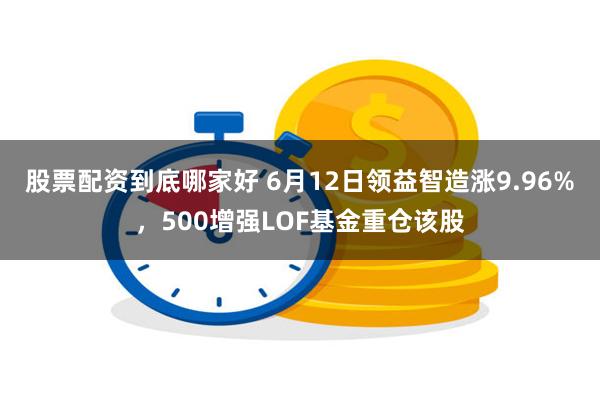 股票配资到底哪家好 6月12日领益智造涨9.96%，500增强LOF基金重仓该股